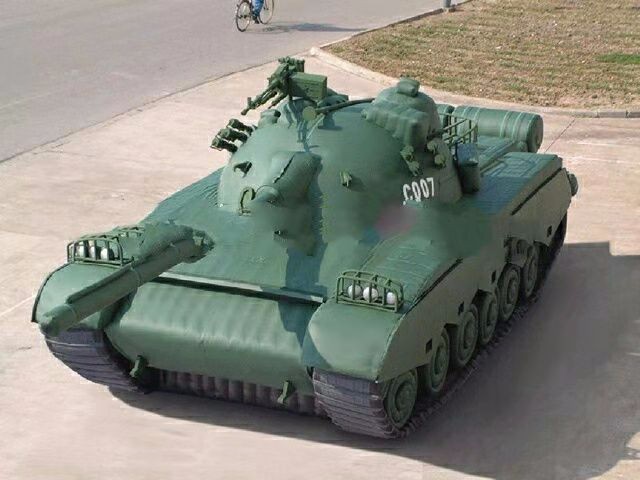 吴桥军用充气坦克车